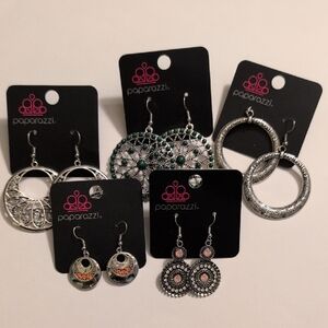Paparazzi Hoop Style Collection 5 Pairs New